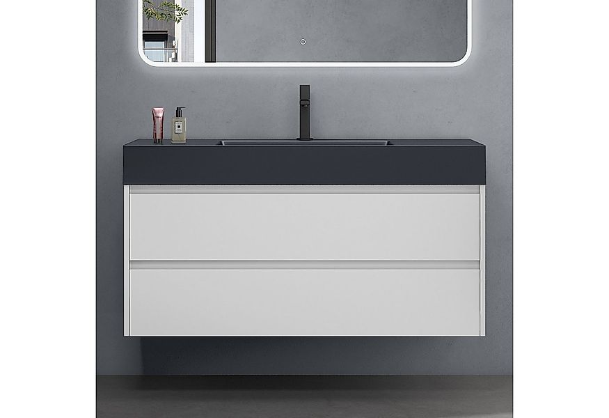 doporro Badmöbel-Set Badezimmermöbel Waschbecken Waschtisch Badezimmer-Schr günstig online kaufen