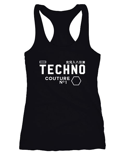 Neverless Tanktop Tank-Top Techno Logo Schrift günstig online kaufen
