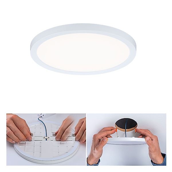 Paulmann "VariFit LED Einbaupanel Areo IP44 rund 175mm 13W 1200lm 4000K Wei günstig online kaufen