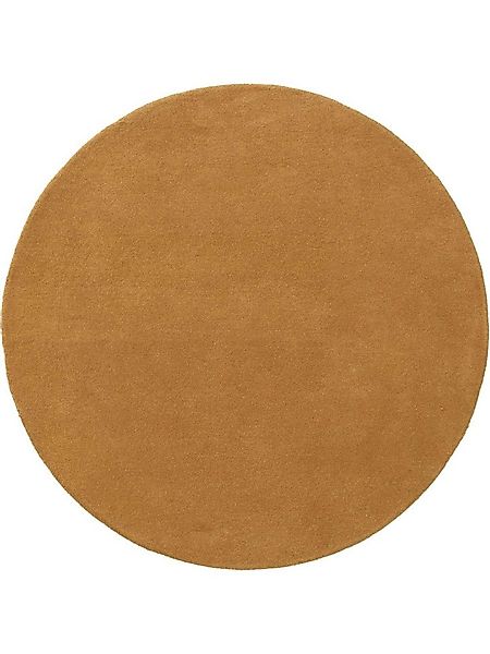 benuta Wollteppich Bent, rund, Höhe: 6 mm, Teppich Wohnzimmer, Schlafzimmer günstig online kaufen