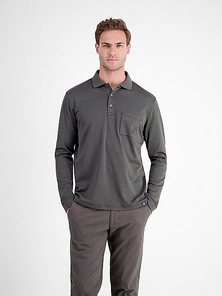 LERROS Langarm-Poloshirt mit Logo-Stickerei günstig online kaufen