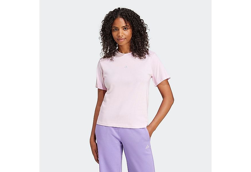 adidas Sportswear T-Shirt ESSENTIALS BAUMWOLL-, KLEINES LOGO Basic Design, günstig online kaufen