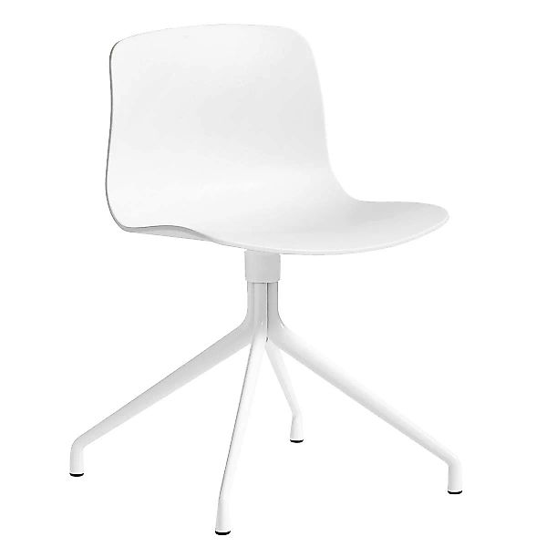 HAY - About a Chair AAC 10 Drehstuhl Gestell weiß - weiß/Sitzschale Polypro günstig online kaufen