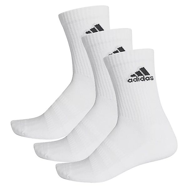 Adidas Cushion Crew Socken 3 Paare EU 52-54 White / White / Black günstig online kaufen