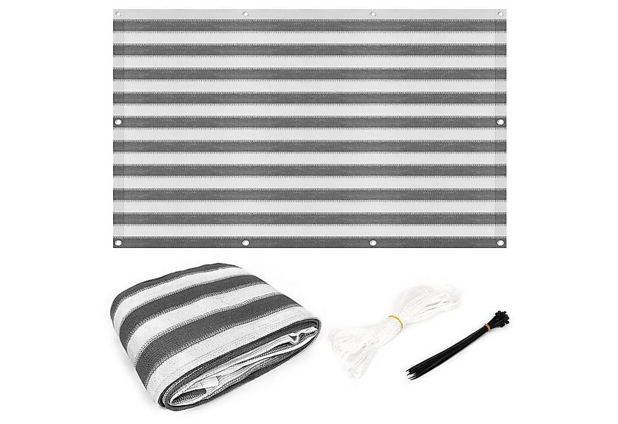 OSTWOLKE Balkonsichtschutz Balkonbespannung Windschutz Sonnenschutz Balkonv günstig online kaufen