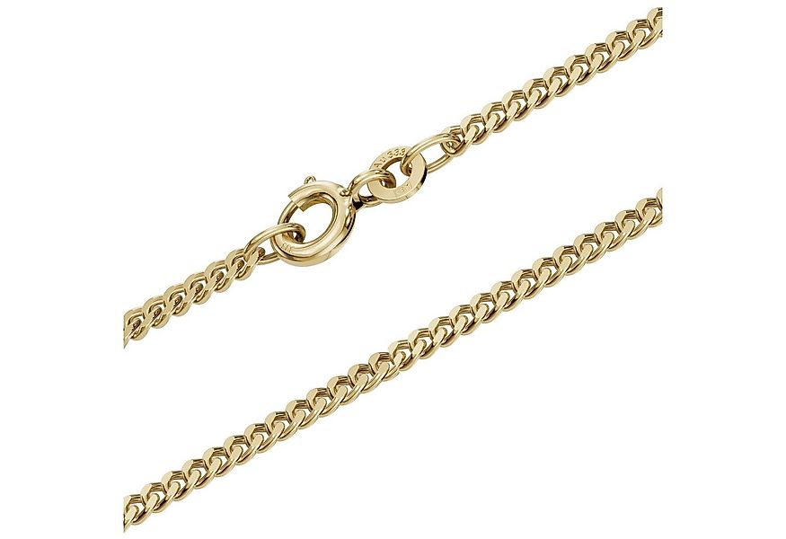 HOPLO Panzerkette Goldkette Panzerkette Halskette Breite 2,1 mm 40 cm 333-8 günstig online kaufen