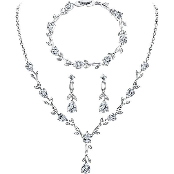 LuxusKollektion Schmuckset Hochzeit Schmuckset Damen Sterling günstig online kaufen