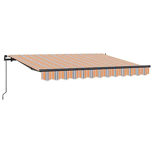 vidaXL Einziehbare Markise Mehrfarbig 350 x 200 cm Stoff 3329700 günstig online kaufen