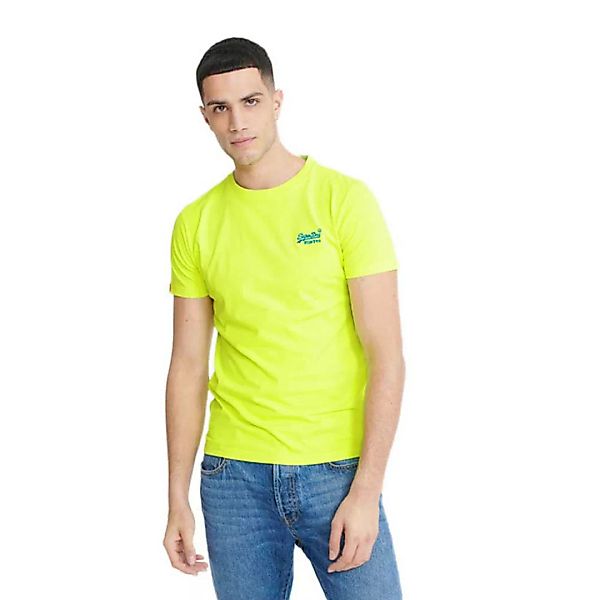 Superdry Orange Label Neon Lite Kurzärmeliges T-shirt XS Yellow günstig online kaufen