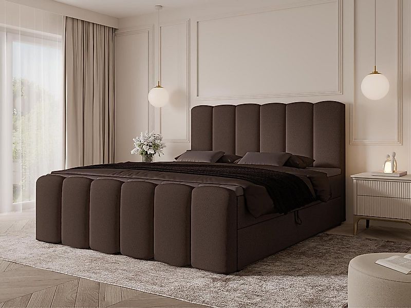 Compleo Boxbett Wolkenbett, Bequem H3, Doppelbett gepolstertes Kopfteil mit günstig online kaufen
