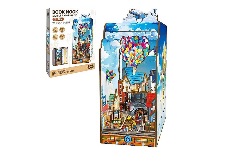 Esun Buchstütze Book Nook KIT, DIY Buchstütze Bausatz mit LED-Licht für Erw günstig online kaufen