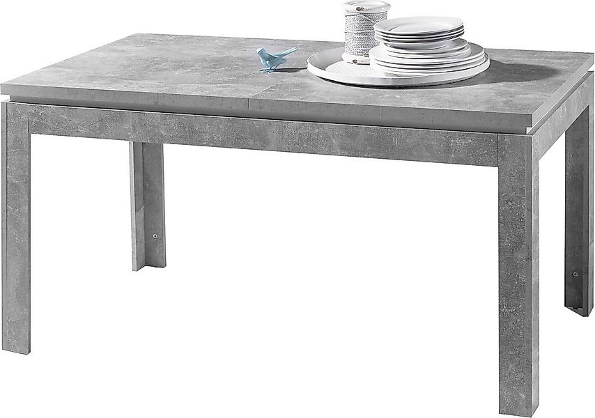 Stolkom Sp.z.o.o. Esstisch Stone, 140-180 cm ausziehbar, Tisch in Beton Dek günstig online kaufen