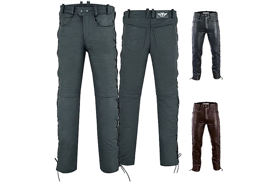 RadMasters Motorradhose GW860 Stylish Biker Lederjeans aus Büffelleder günstig online kaufen