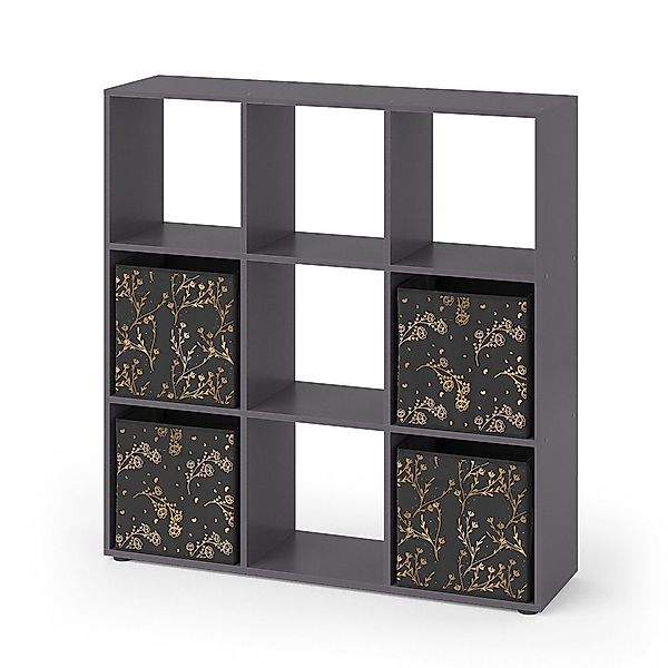 Vicco Raumteiler Nove, Schwarz, 104 x günstig online kaufen