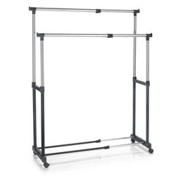 CARO-Möbel Garderobenständer CASA, Rollgarderobe Garderobenständer Kleiders günstig online kaufen