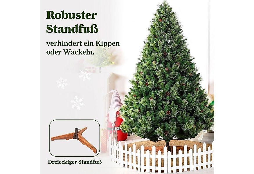 Vankel Künstlicher Weihnachtsbaum tannenbaum mit beleuchtung schmuck mit li günstig online kaufen
