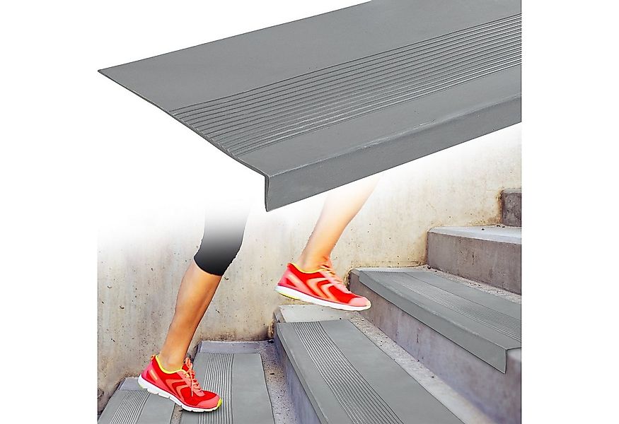 ANRO Stufenmatte Stufenschutz aus Gummi Treppenschutz Treppenmatte, Eckig, günstig online kaufen