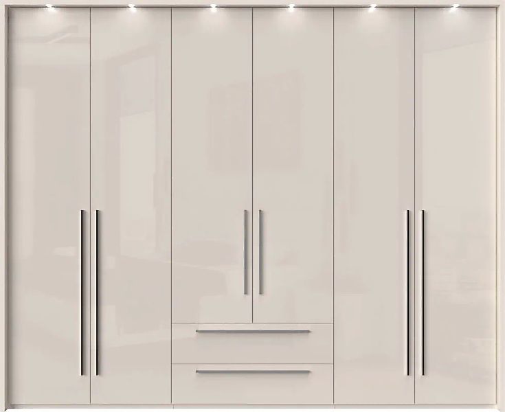 Places of Style Drehtürenschrank "Piano, inklusive Rahmen und Beleuchtung, günstig online kaufen