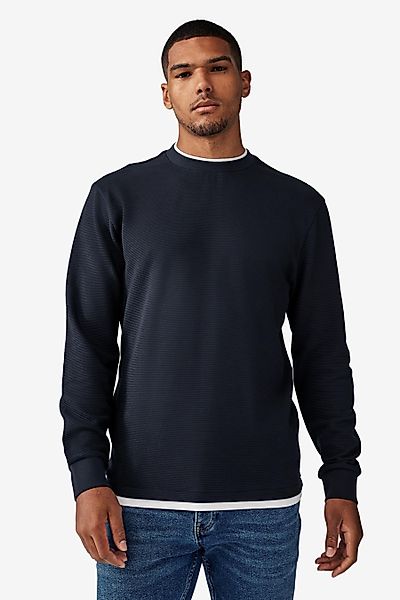 Next 2-in-1-Pullover Strukturierter Langarm-Pullover im Lagenlook günstig online kaufen