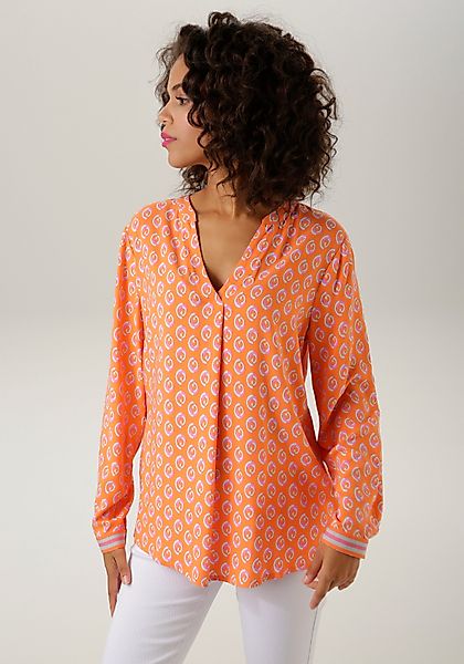 Aniston CASUAL Schlupfbluse mit extravagantem, graphischem günstig online kaufen