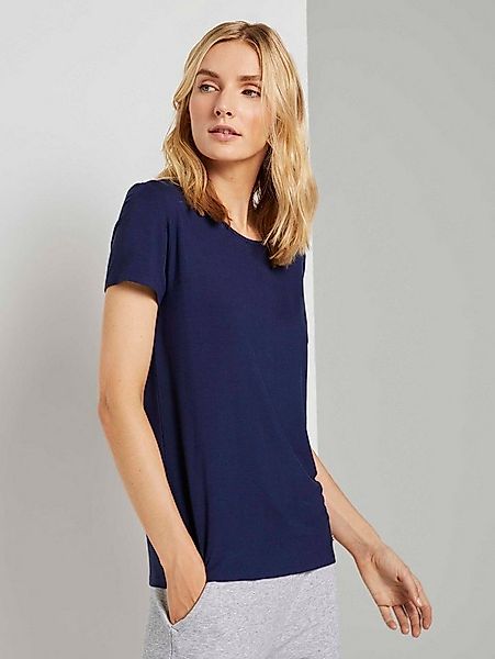 TOM TAILOR Pyjamaoberteil Bodywear Pyjama-T-Shirt günstig online kaufen