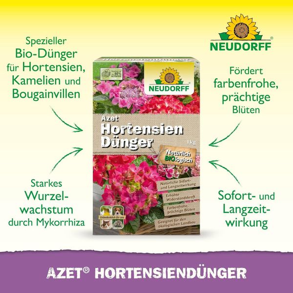Neudorff Pflanzendünger Azet HortensienDünger 1 kg, günstig online kaufen