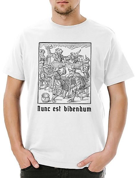 Urban Backwoods Print-Shirt Nunc Est Bibendum Herren T-Shirt Latein Trinken günstig online kaufen