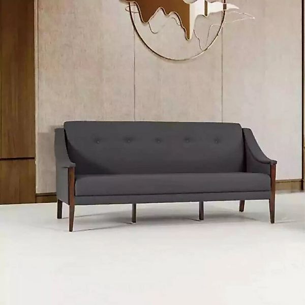 JVmoebel Sofa Dunkelgrauer Designer Sofa Dreisitzer Couch Polstermöbel, Mad günstig online kaufen