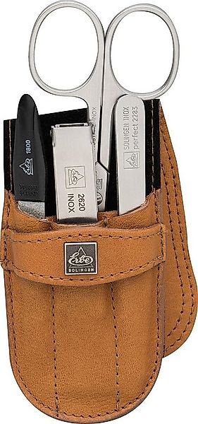 ERBE Maniküre-Etui Taschenetui mit Steckverschluss aus echtem Leder, 4 tlg. günstig online kaufen