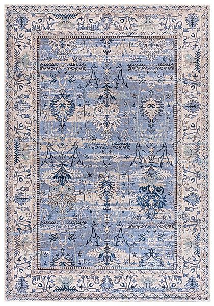 Mazovia Designteppich Boho Rahmen, Pflanzlich Wohnzimmer, Schlafzimmer, Ess günstig online kaufen