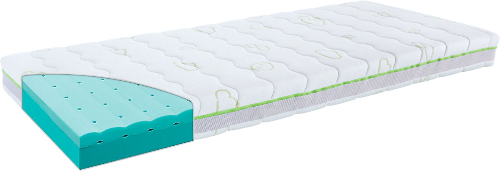Träumeland Jugendmatratze "Matratze WALDDUFT" 15 cm hoch 1-tlg., 1 Stk. tlg günstig online kaufen