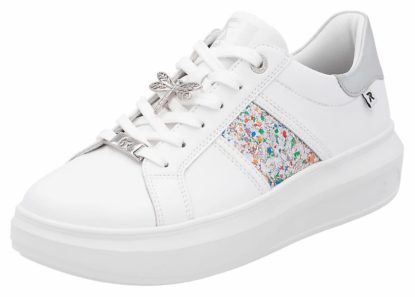 RIEKER Sport Plateausneaker mit stylischen Metallic-Details, günstig online kaufen