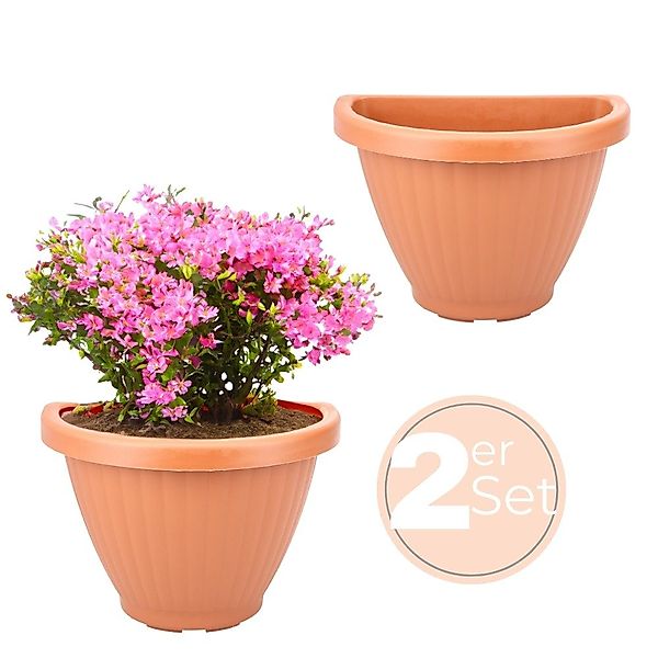 GarPet Blumentopf 2x Blumentopf Wand Blumen günstig online kaufen