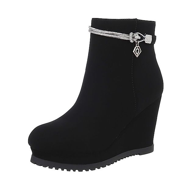 Ital-Design Damen Freizeit Plateaustiefelette (87108843) Keilabsatz/Wedge günstig online kaufen