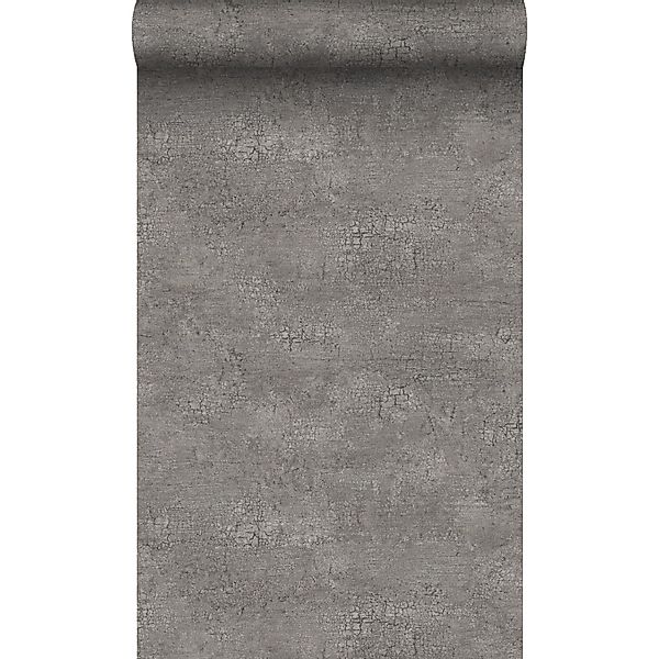 Origin Wallcoverings Tapete Naturstein mit Craquelé-Effekt Taupe 53 cm x 10 günstig online kaufen