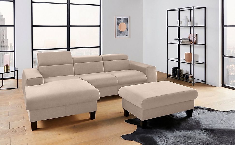 COTTA Polstergarnitur Morven L-Form, (Set), Set bestehend aus: Ecksofa mit günstig online kaufen