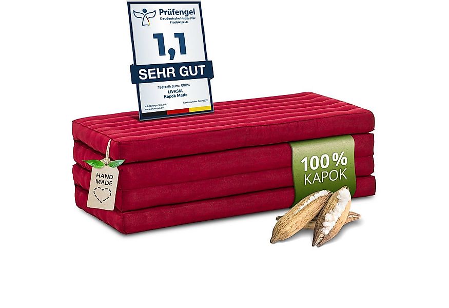 Klappmatratze Faltmatratze 110 cm breit (Basic) - 200x110x8cm -, livasia, 8 günstig online kaufen