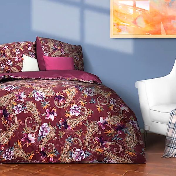 fleuresse Wendebettwäsche »Bed Art S« 2 Stk. tlg. Mako Satin 100% Baumwolle günstig online kaufen