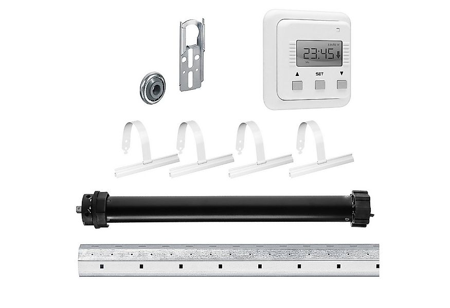 Nobily Achtkantwelle Rollladen-Set mit Maxi Rollladenmotor, Zeitschaltuhr, günstig online kaufen