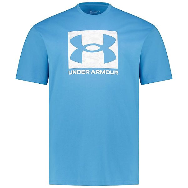 Under Armour T-Shirt aus Baumwollmischung Farbe mittelblau Größe: 4XL günstig online kaufen