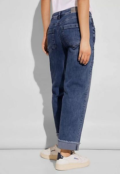 STREET ONE Bequeme Jeans Street One Straight Leg Jeans in Authentic Indigo günstig online kaufen