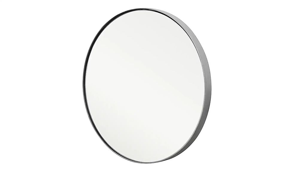 Spiegel  Pannone ¦ silber ¦ Metall ¦ Maße (cm): T: 1.9  Ø: 30 Garderoben & günstig online kaufen