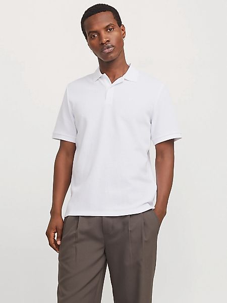 Jack & Jones Poloshirt JJEAUSTIN POLO SS NOOS Materialmix, regular fit günstig online kaufen