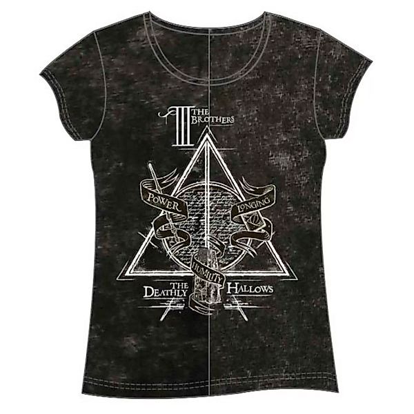 Warner Bros Harry Potter Deathly Hallows Kurzärmeliges T-shirt M Black günstig online kaufen