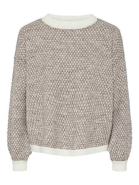 pieces Rundhalspullover PCDILIPPA LS O-NECK KNIT günstig online kaufen