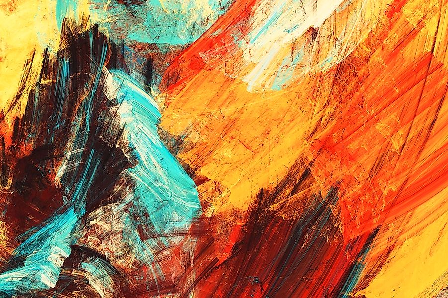 queence Leinwandbild "Colorful" günstig online kaufen