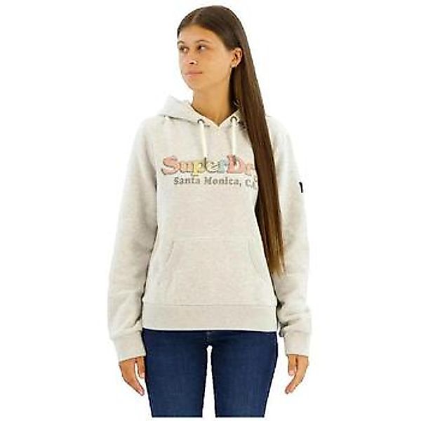 Superdry  Sweatshirt Sweat à capuche  Rainbow Logo gris glacier chiné günstig online kaufen
