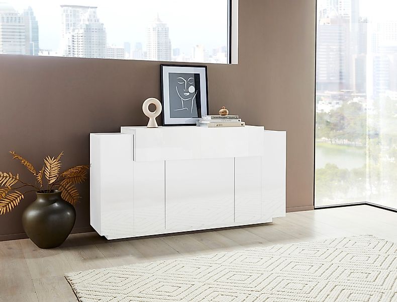 INOSIGN Sideboard "Coro, Kommode, Schrank, Kredenz, grifflos mit Einlegeböd günstig online kaufen