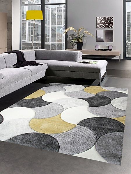 Carpetia Teppich Designer Teppich Wohnzimmerteppich Kurzflor günstig online kaufen