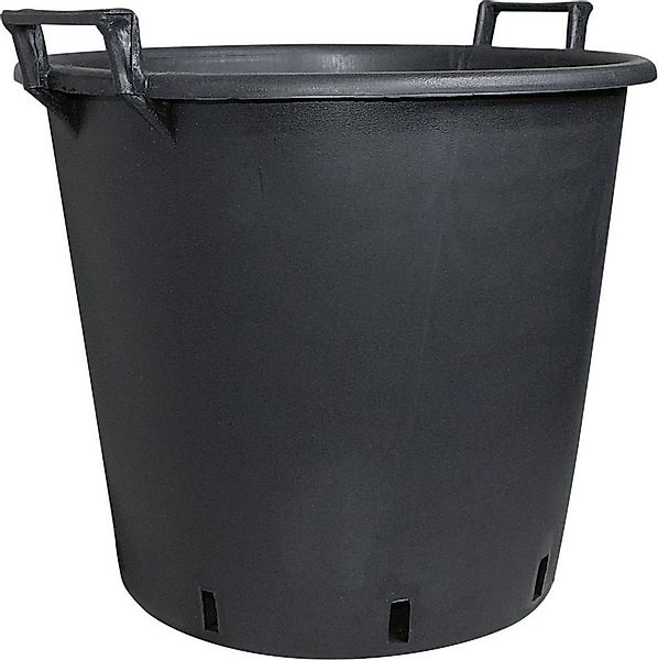 Geli Pflanzkübel Geli Pflanzcontainer Ø 50 x 50 cm schwarz günstig online kaufen